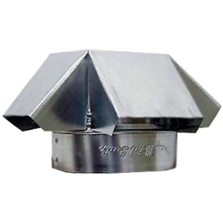 GRAY METAL Gray Metal 6-327 6 in. Galvanized Round Vent Cap 6-327